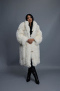 Women's Ramona Fox Trench Coat [Spotted Cream]