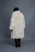 Women's Ramona Fox Trench Coat [Spotted Cream]