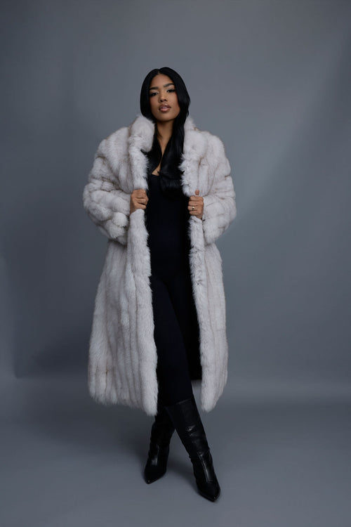 Women's Sandra Fox Coat [Natural White]