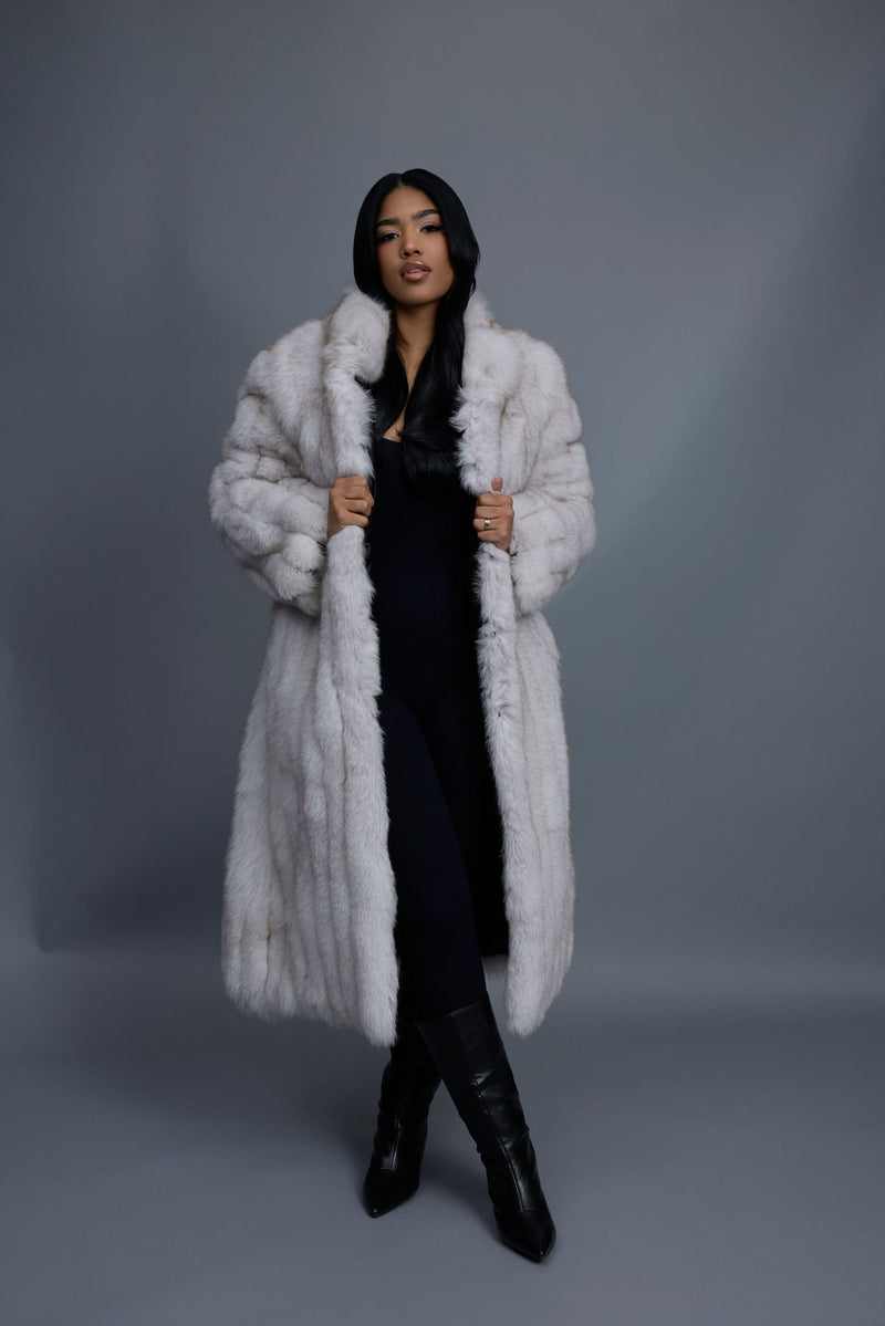 Women's Sandra Fox Coat [Natural White]