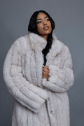 Women's Sandra Fox Coat [Natural White]