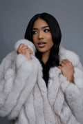 Women's Sandra Fox Coat [Natural White]