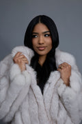 Women's Sandra Fox Coat [Natural White]