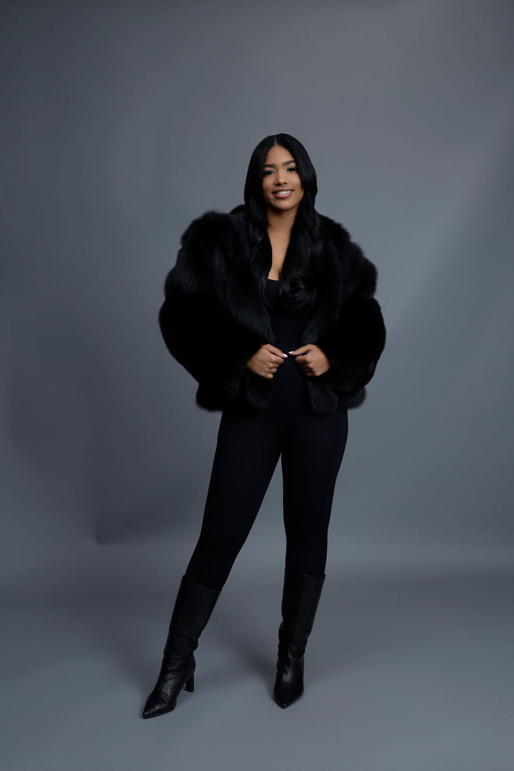 Women's Luna Fox Jacket [Black]