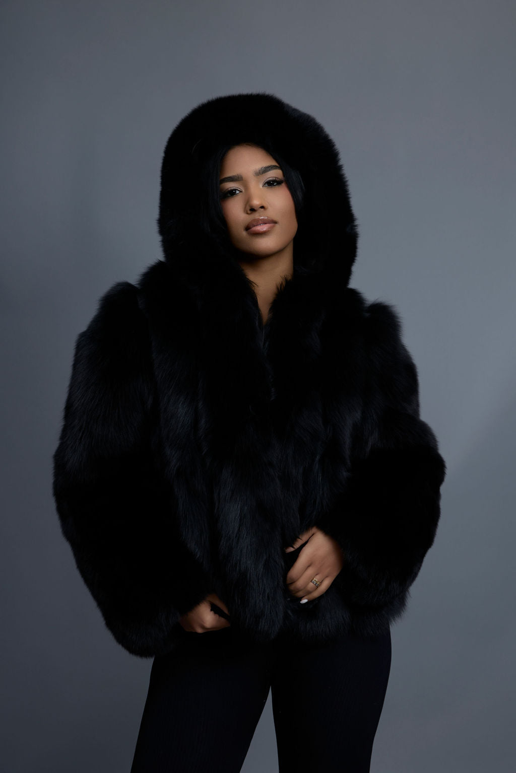 Women's Luna Fox Jacket [Black]