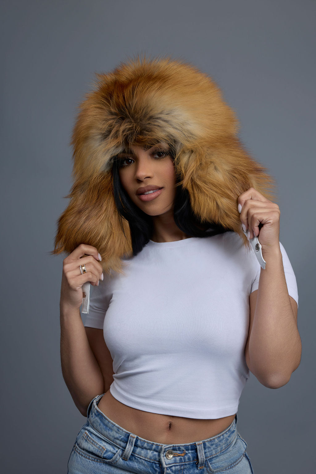 Women's Maria Fox Russian Hat [Golden Island]