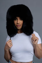 Women's Maria Fox Russian Hat [Black]