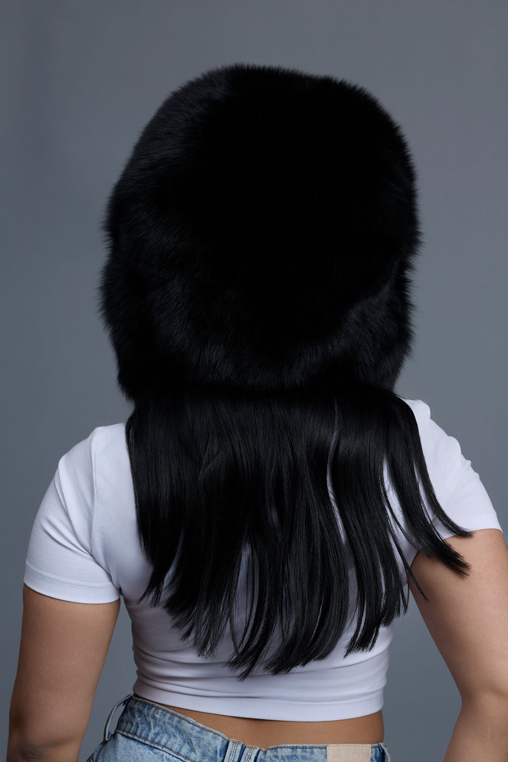 Women's Maria Fox Russian Hat [Black]