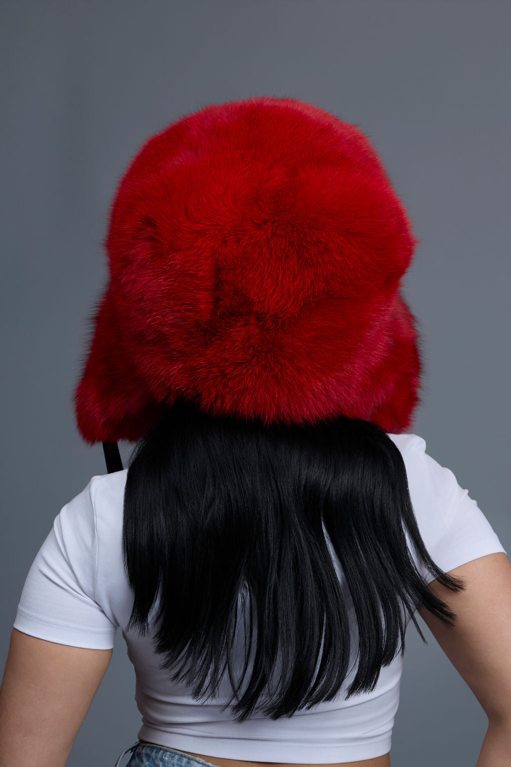Women's Maria Fox Russian Hat [Red]