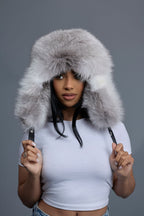 Women's Maria Fox Russian Hat [Natural White]