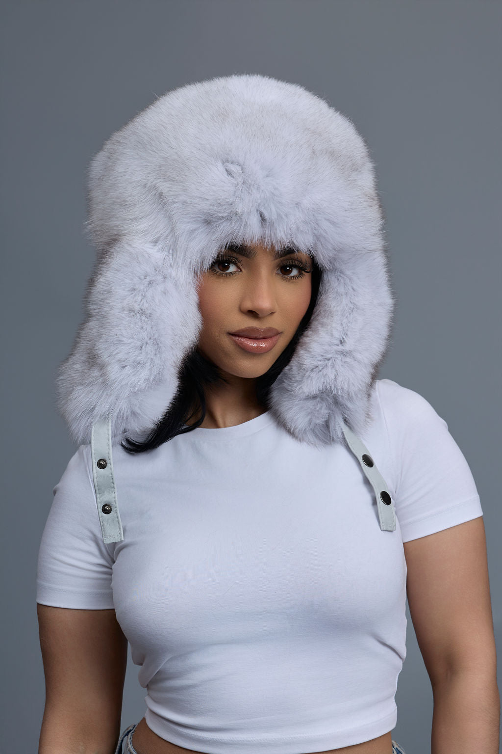 Women's Maria Fox Russian Hat [White]
