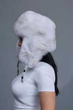 Women's Maria Fox Russian Hat [White]