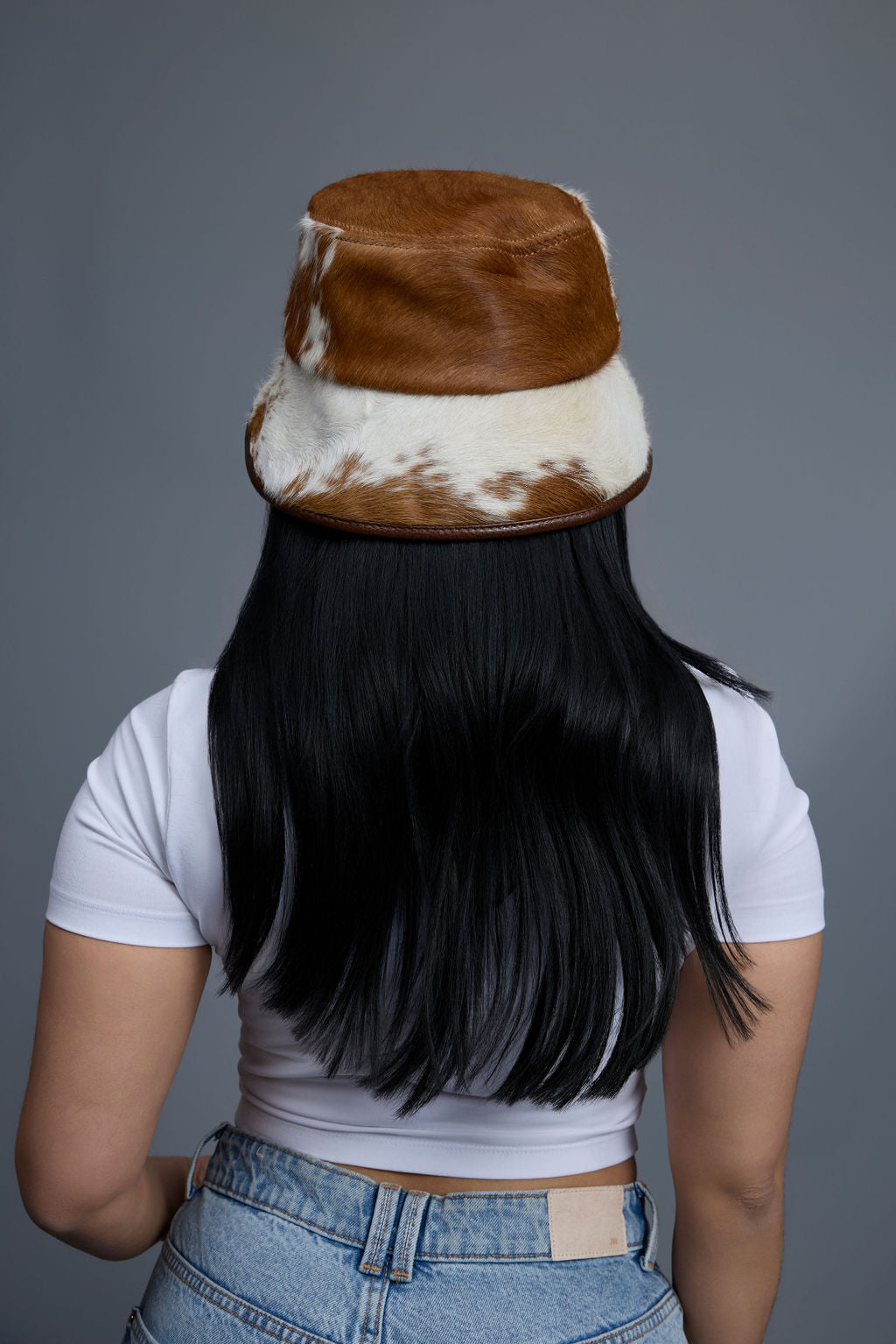 Unisex Pony Skin Bucket Hat
