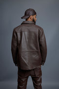 Men’s Luka Leather Shirt & Stack Pants Set
