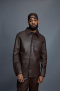 Men’s Luka Leather Shirt & Stack Pants Set