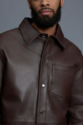 Men’s Luka Leather Shirt & Stack Pants Set