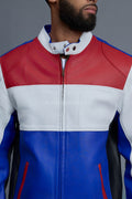 Men's Kyle Multi Color Leather Jacket