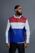 Men's Kyle Multi Color Leather Jacket