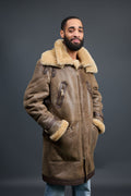 Men's Rome Sheepskin Shearling Coat [Green]