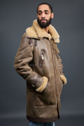 Men's Rome Sheepskin Shearling Coat [Green]