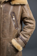 Men's Rome Sheepskin Shearling Coat [Green]