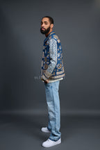 Men's Hand-Made Denim Jacket [Blue]