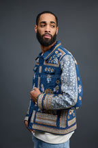 Men's Hand-Made Denim Jacket [Blue]