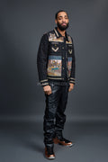 Men's Hand-Made Denim Jacket [Black]