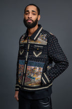 Men's Hand-Made Denim Jacket [Black]