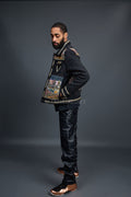 Men's Hand-Made Denim Jacket [Black]