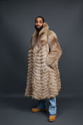 Men's Fight-Night Fox Coat [Natural]