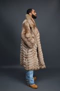 Men's Fight-Night Fox Coat [Natural]