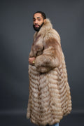 Men's Fight-Night Fox Coat [Natural]