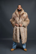 Men's Fight-Night Fox Coat [Natural]