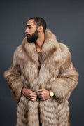 Men's Fight-Night Fox Coat [Natural]