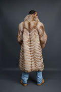 Men's Fight-Night Fox Coat [Natural]