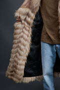 Men's Fight-Night Fox Coat [Natural]