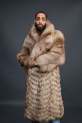 Men's Fight-Night Fox Coat [Natural]