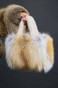 Melody Fox Fur Handbag [Gold Fox]