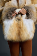 Melody Fox Fur Handbag [Gold Fox]