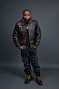 Men’s Classic Baseball Leather Jacket