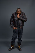 Men’s Classic Baseball Leather Jacket