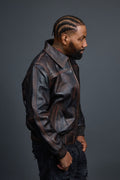 Men’s Classic Baseball Leather Jacket