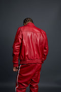 Men’s Brayden Leather Track Suit Sweatsuit