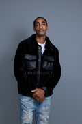 Men's Shepherd 2.0 Mouton Shearling Jacket [Black]