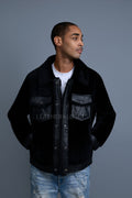 Men's Shepherd 2.0 Mouton Shearling Jacket [Black]