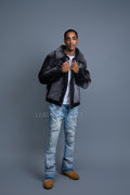 Men's Shepherd 2.0 Mouton Shearling Jacket [Shadow Black]