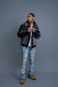Men's Shepherd 2.0 Mouton Shearling Jacket [Shadow Black]
