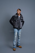 Men's Shepherd 2.0 Mouton Shearling Jacket [Shadow Black]
