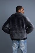 Men's Shepherd 2.0 Mouton Shearling Jacket [Shadow Black]